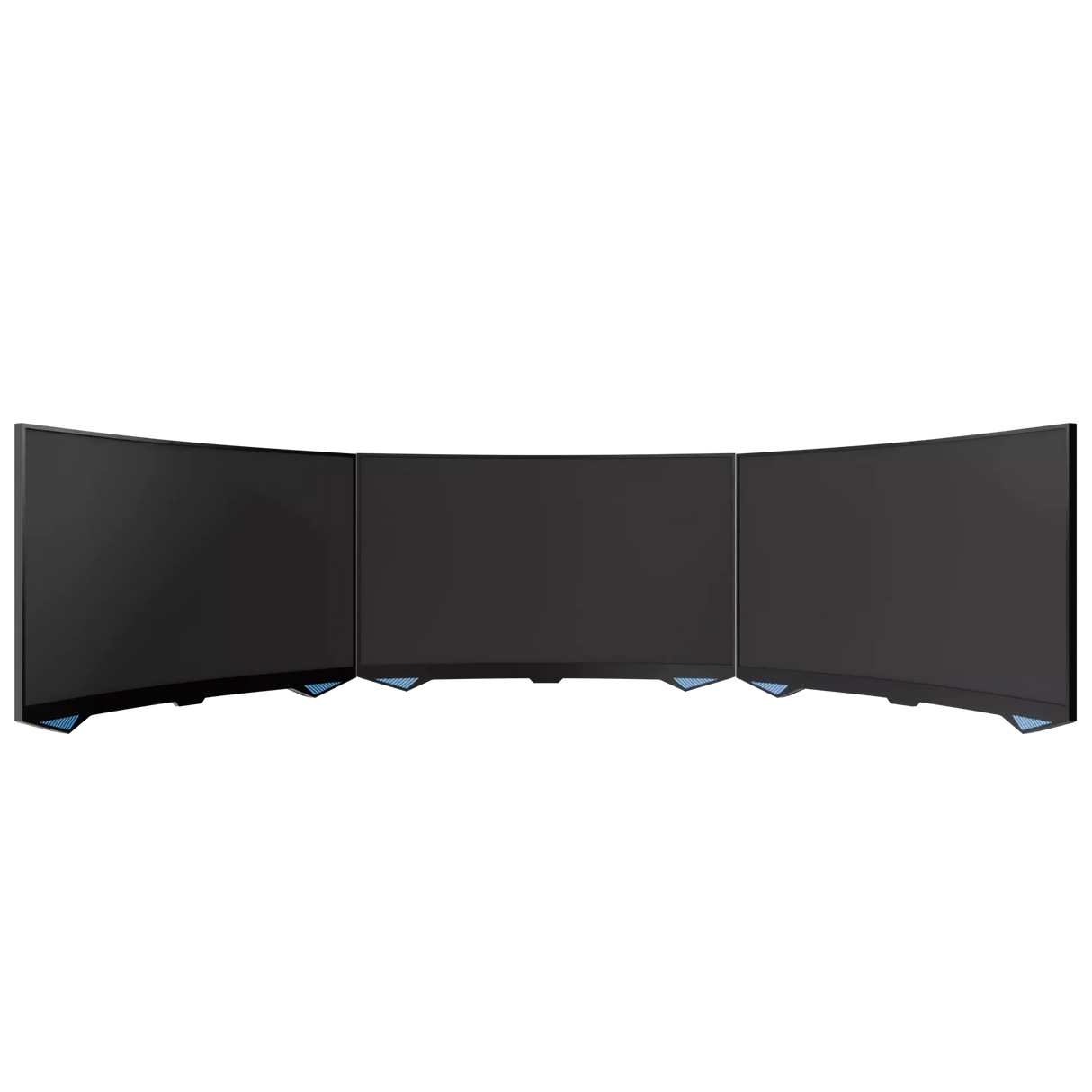 Triple 32" Curved Display