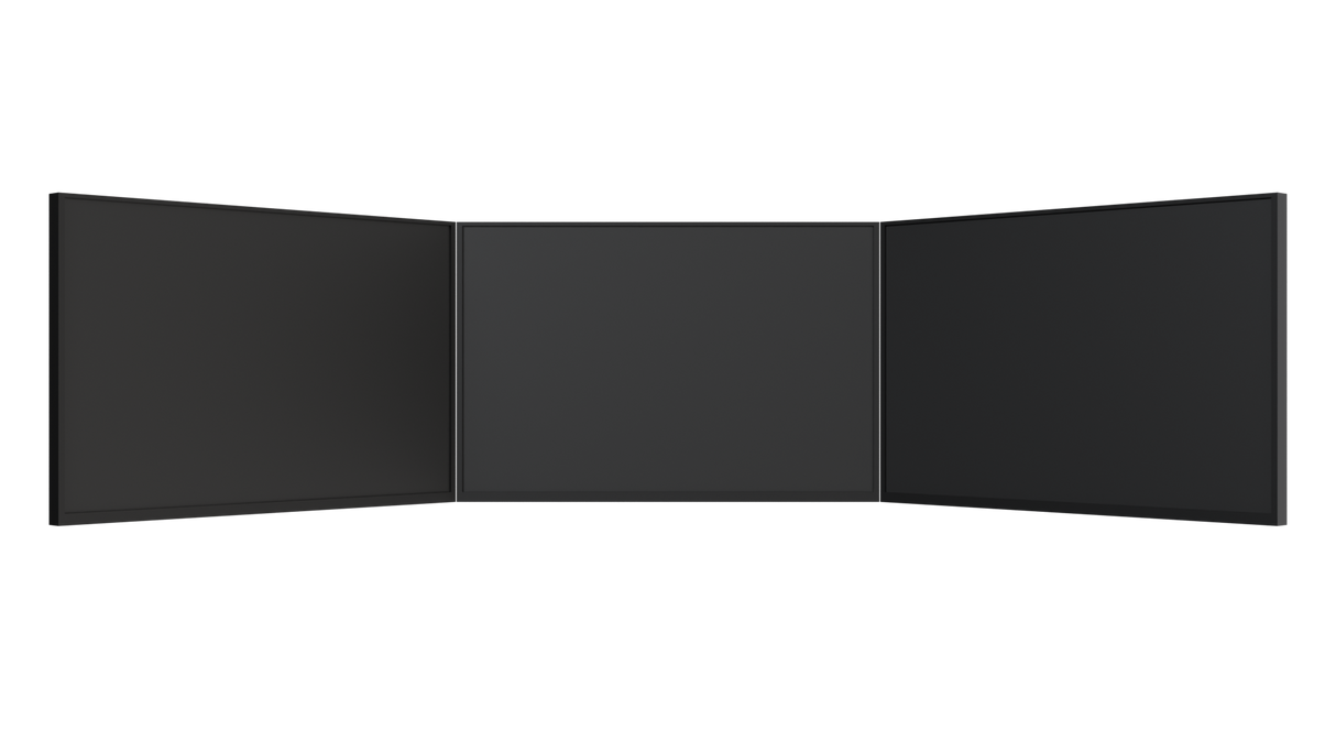 Triple 43" Flat Display