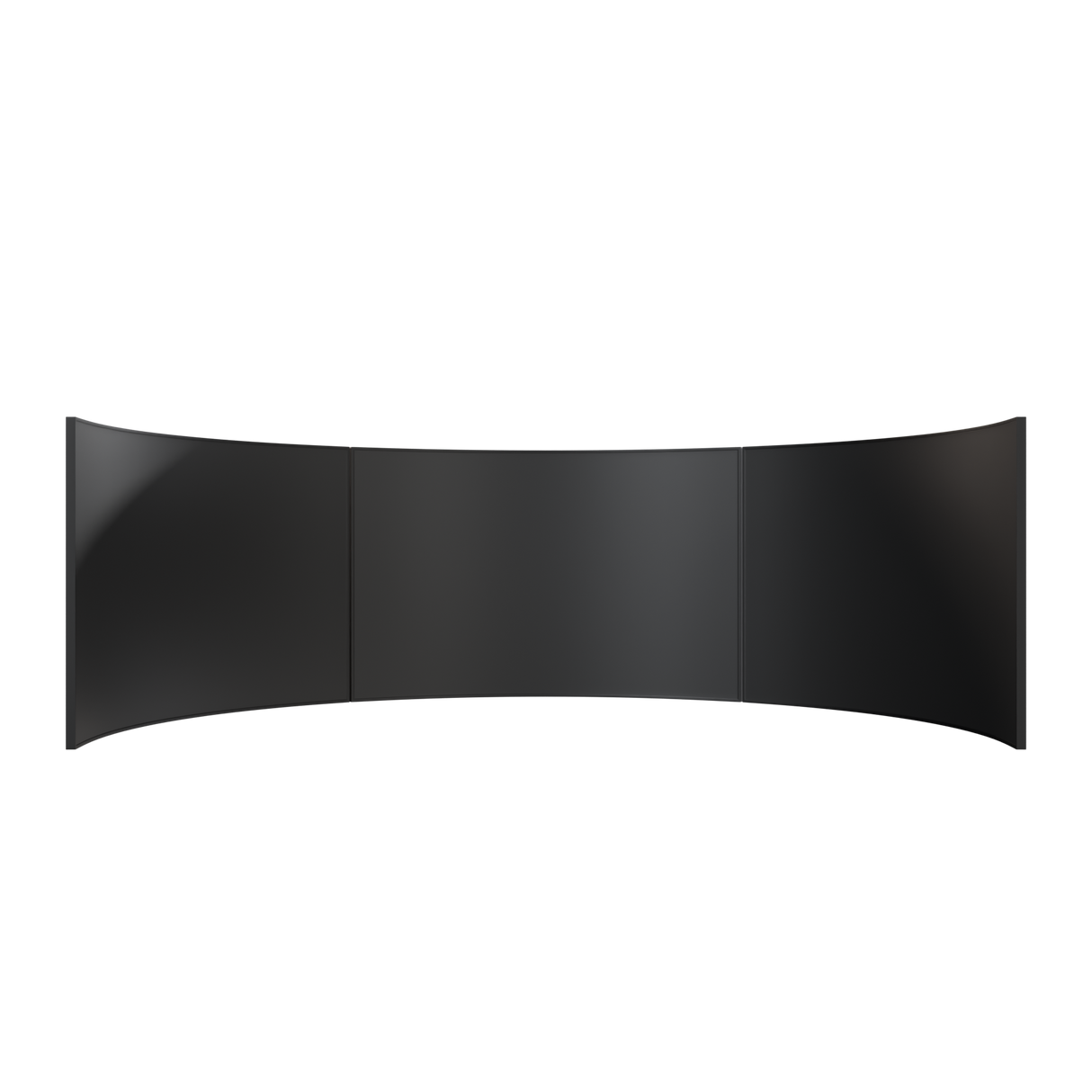 Triple 55" Curved Display