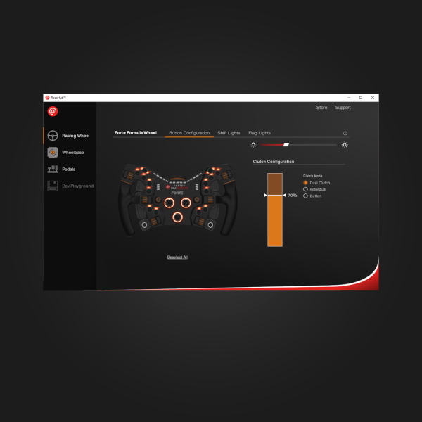 Asetek Forte Formula Sim Racing Steering Wheel