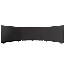 Triple 32" Curved Display